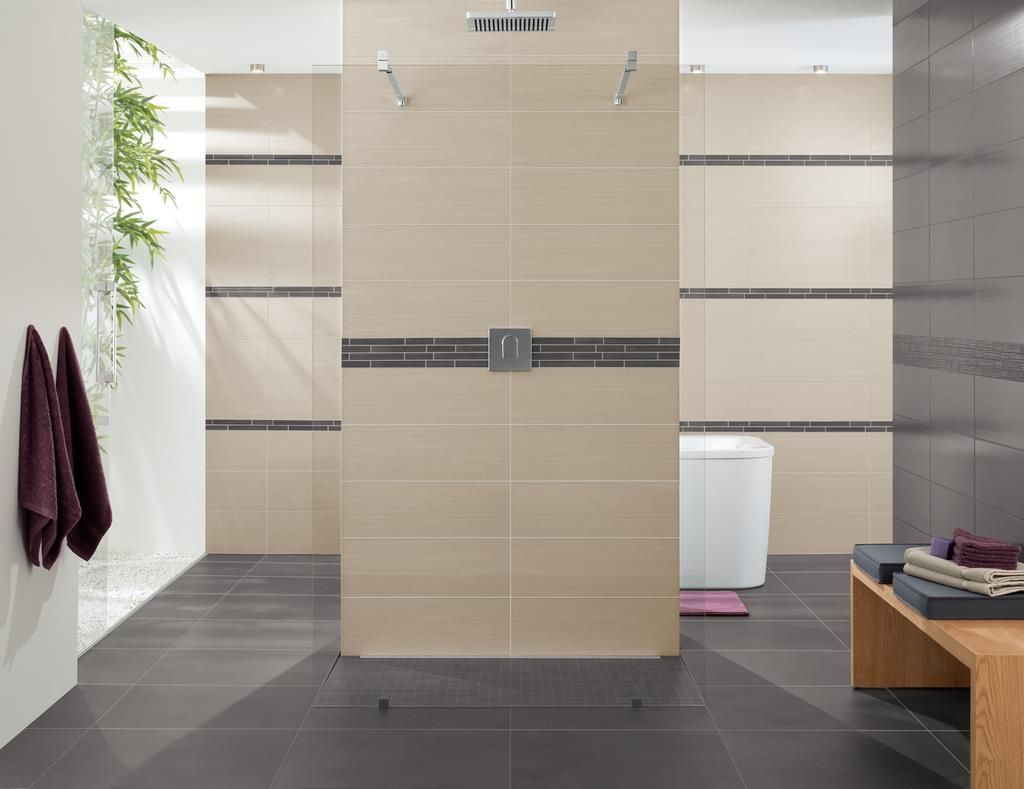 Villeroy und Boch Timeline anthracite 2862 TS95 0 Bordüre 5x60 matt