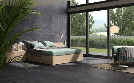 Castelvetro Evolution Black 30x60 Wand- und Bodenfliese Matt can-CEV36R7