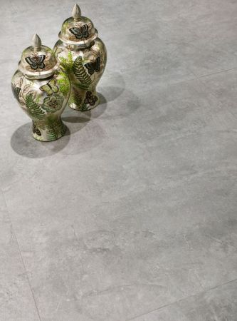 TAU Ceramica Devon Wand- und Bodenfliese Silver 90x90 matt